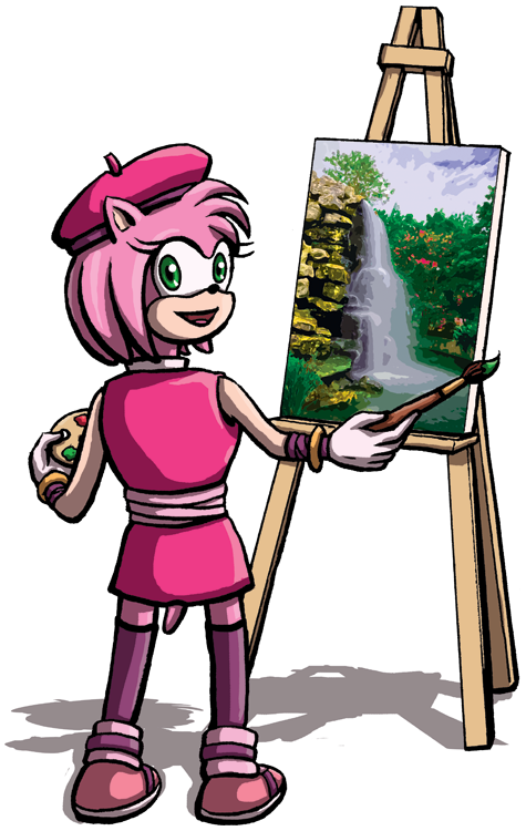 Sonic Boom: Amy Paints