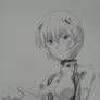 Rei Ayanami Sketch (5) - Neon Genesis Evangelion