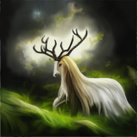 Thranduil Fantasy White Elk