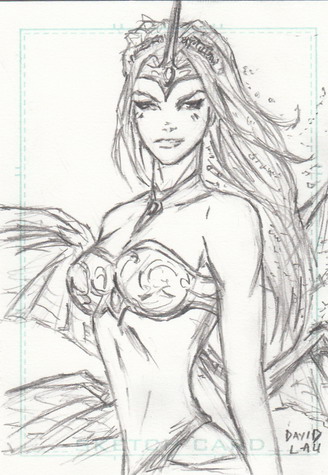 Soulfire Sketch Card