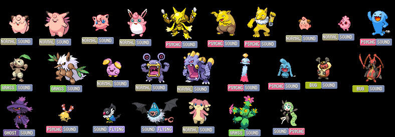 There could be a lot of Sound Pokemon by FakiFaky on DeviantArt