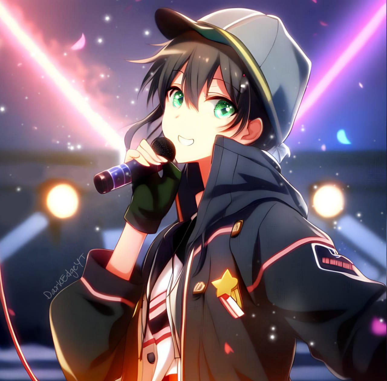 What Anime Focuses On Singing And Rapping Anime Boy Singing by NightEdgeYT on DeviantArt