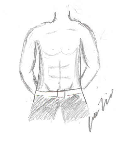 Guy with six-pack by AllieIelan on DeviantArt