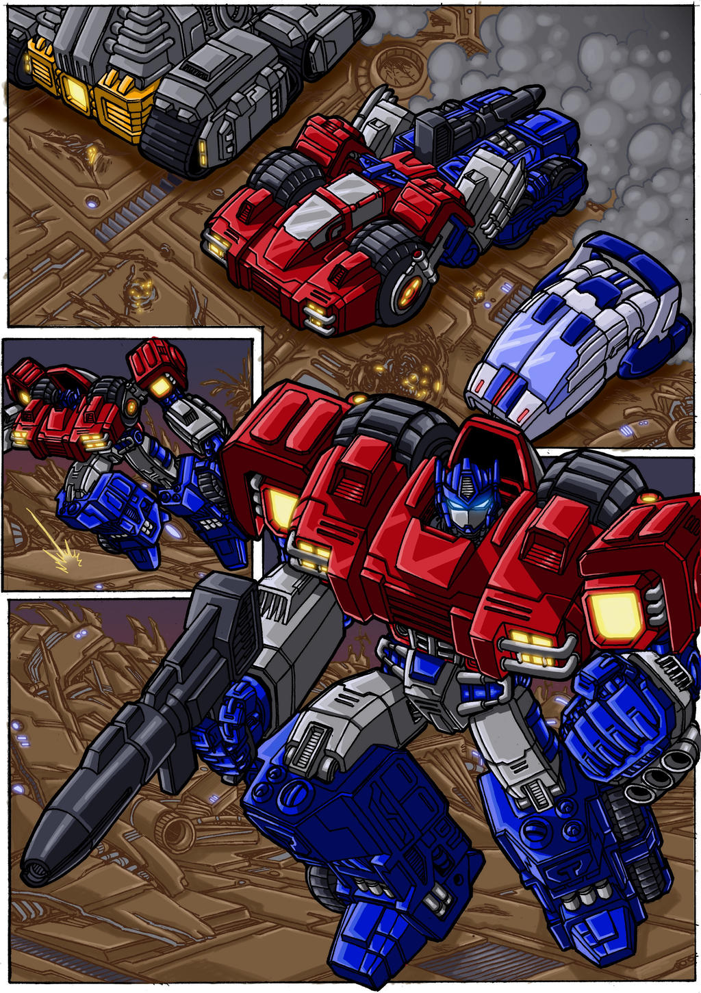 Transformers Titanium Series Optimus Prime 3 Diecast WFC FOC Transformers Titanium Series Optimus Prime 3 Diecast WFC FOC