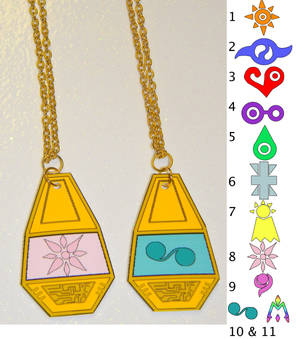 Digimon Tag and Crest necklace