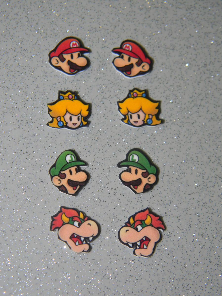 Paper Mario and Co. Earrings