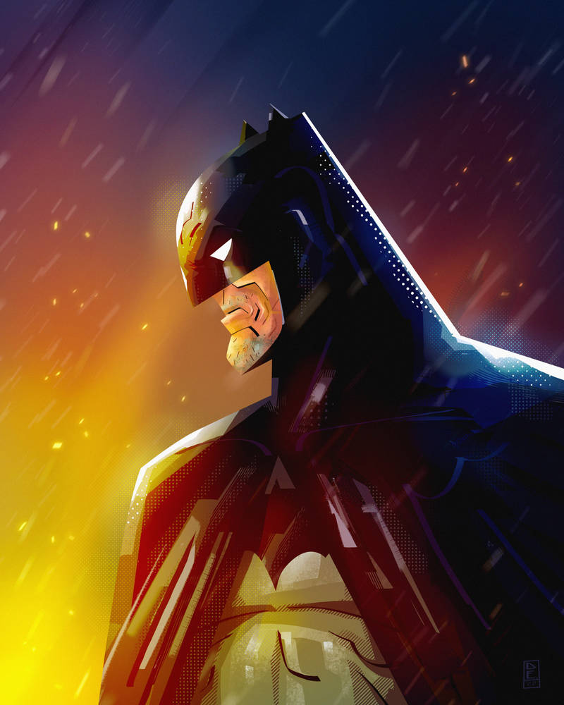 Brooding Batman Redux by DaviidArt on DeviantArt