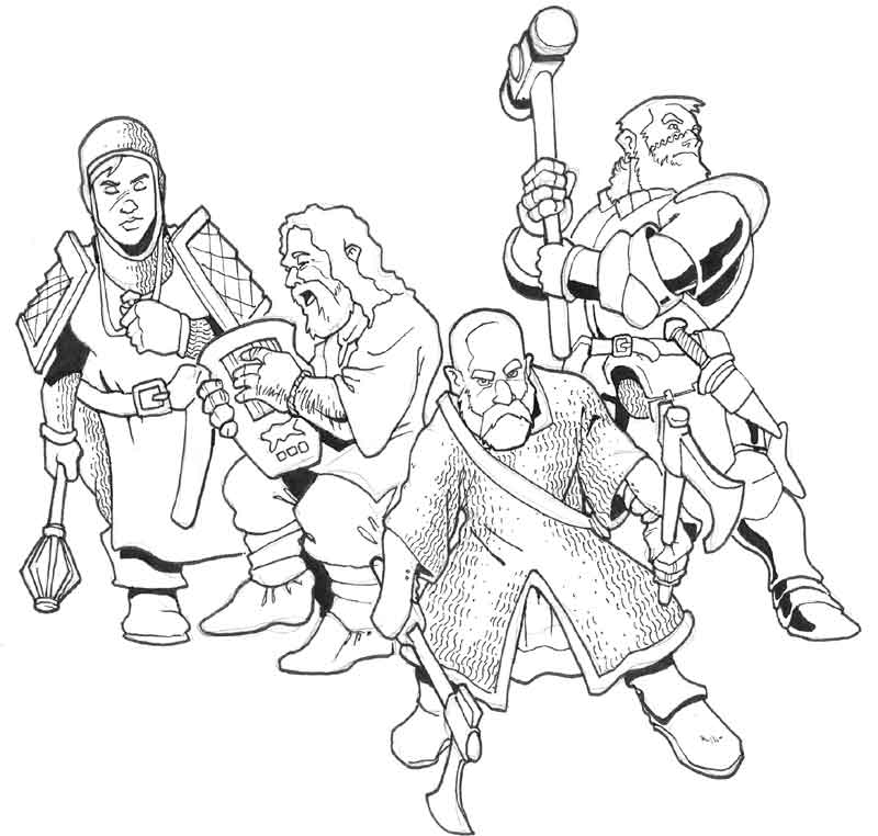 Dwarf player characters