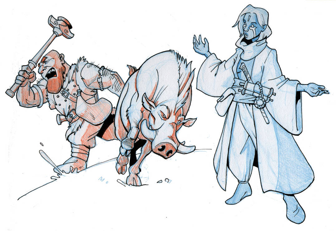 4e characters by Pachycrocuta on DeviantArt