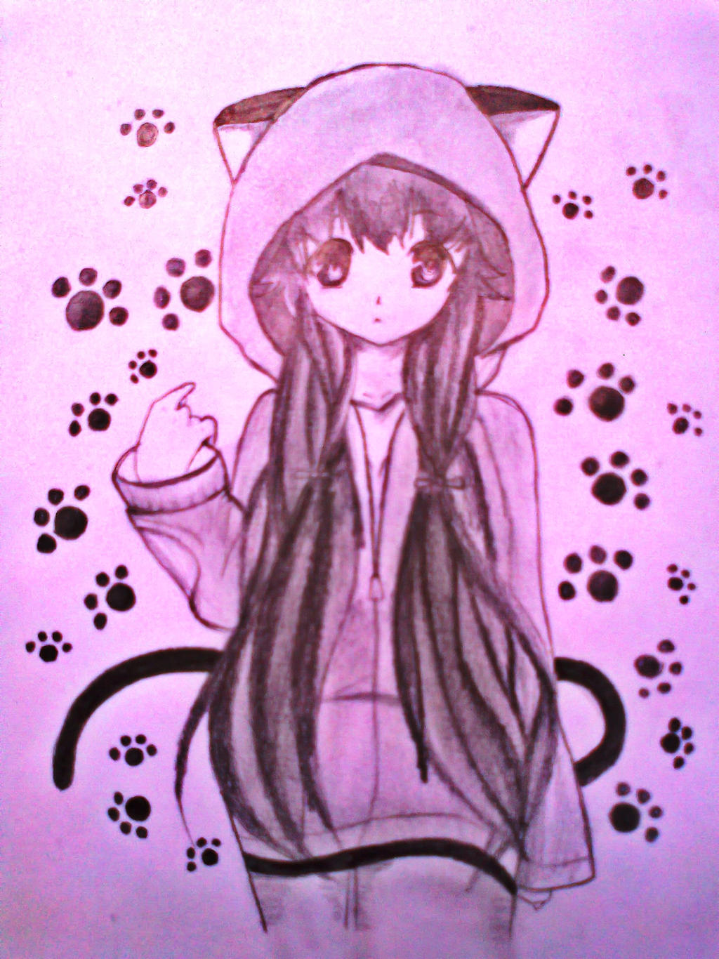 Cute Anime Cat Girl By Xinje On DeviantArt cute-anime-cat-girl-by-xinje-on-deviantart
