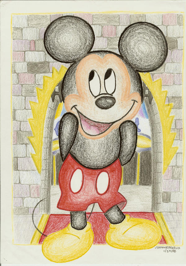 Mickey at the Castle by sammiecha on DeviantArt