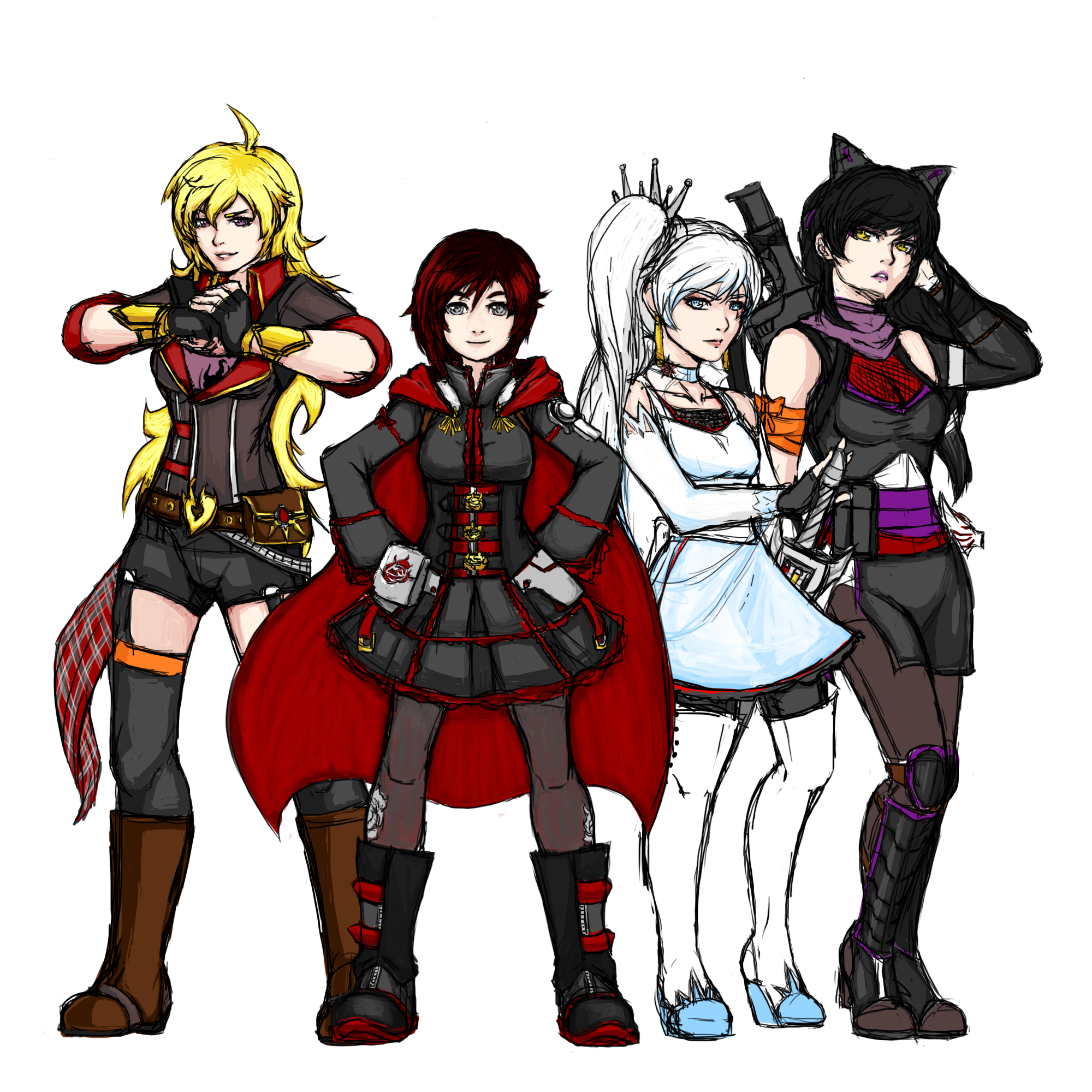 Team Rwby Kingdom Hearts style by Razenix-Angel on DeviantArt Team Rwby Kingdom Hearts style by Razenix-Angel on DeviantArt