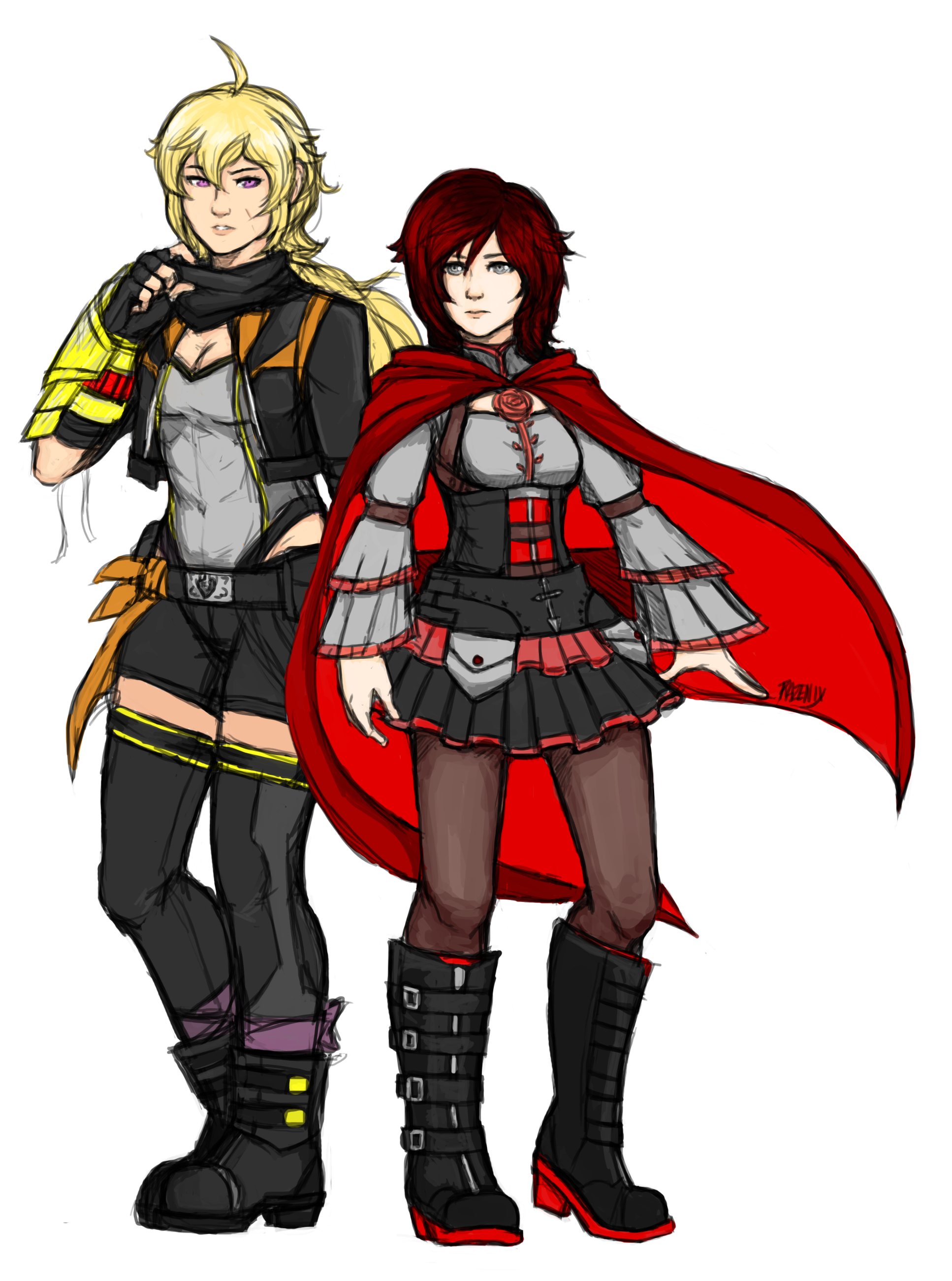 Rwby alt Long Rose by Razenix-Angel on DeviantArt
