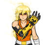 Rwby Yang Bionic Arm Doodle Colored Wip