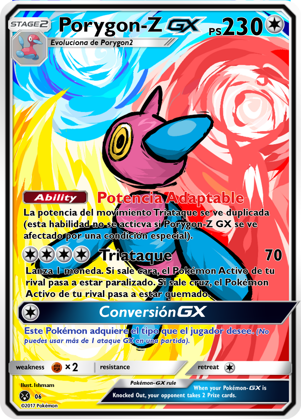 Porygon-Z GX (Fan) by AlmoniCards on DeviantArt