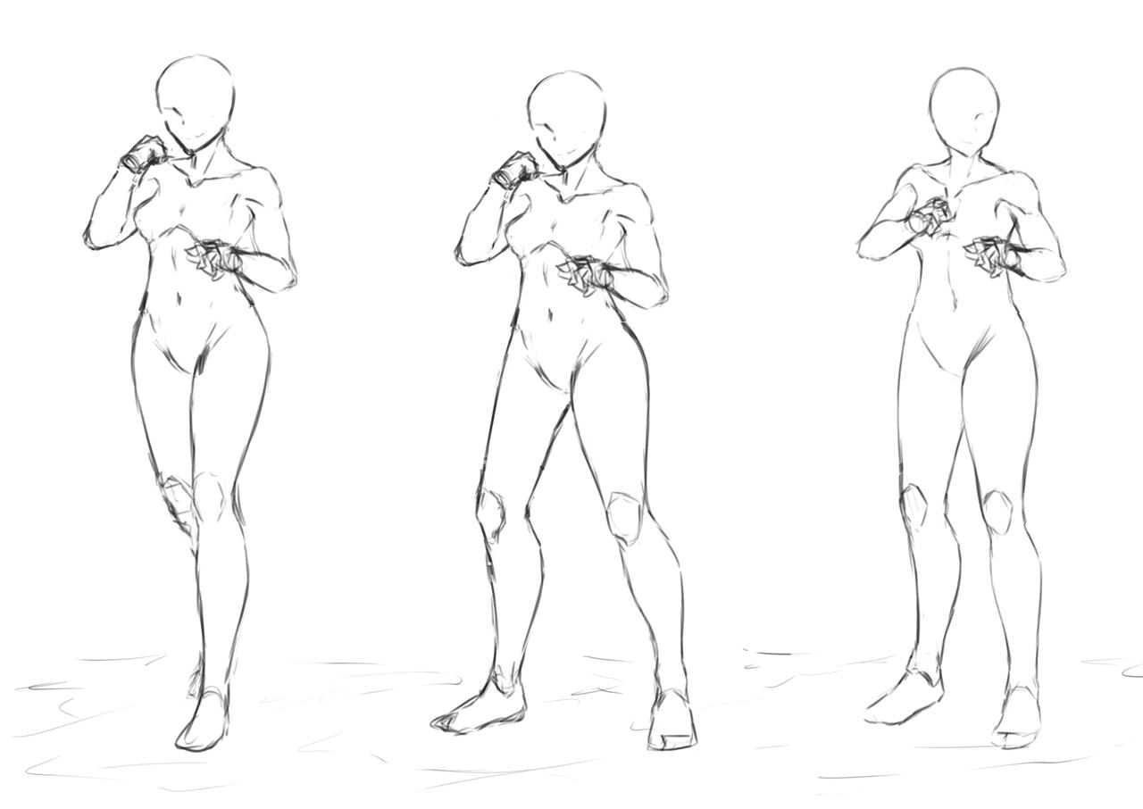 Figure Drawing Reference: Female Body Base