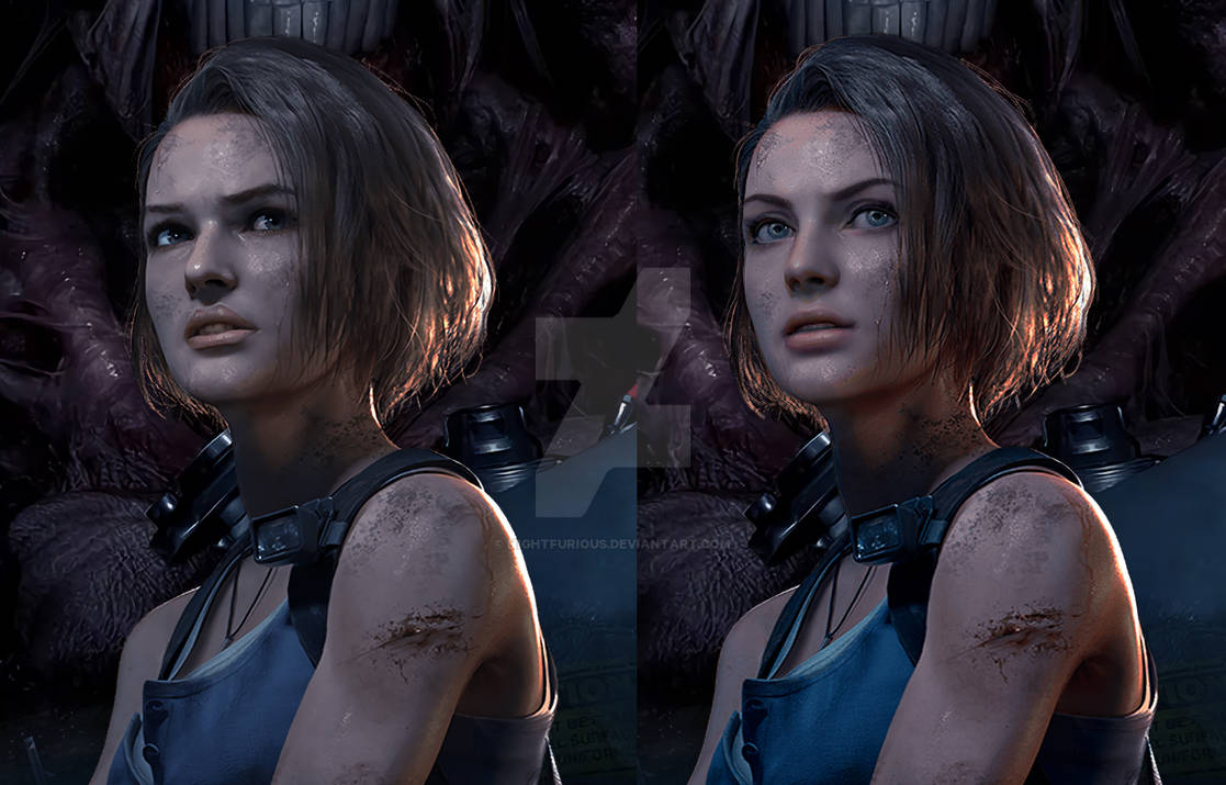 All Real Face Models Behind Resident Evil 3 Remake Characters