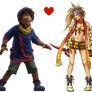 Ethan and Rikku