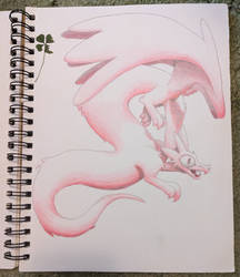 Pink fluffy dragon. yep
