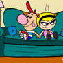 Billy and Mandy Couchin' it