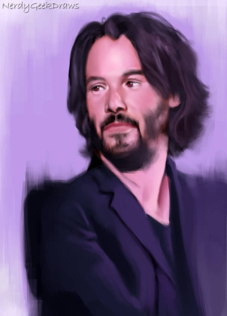Keanu Reeves by NerdyGeekDraws on DeviantArt
