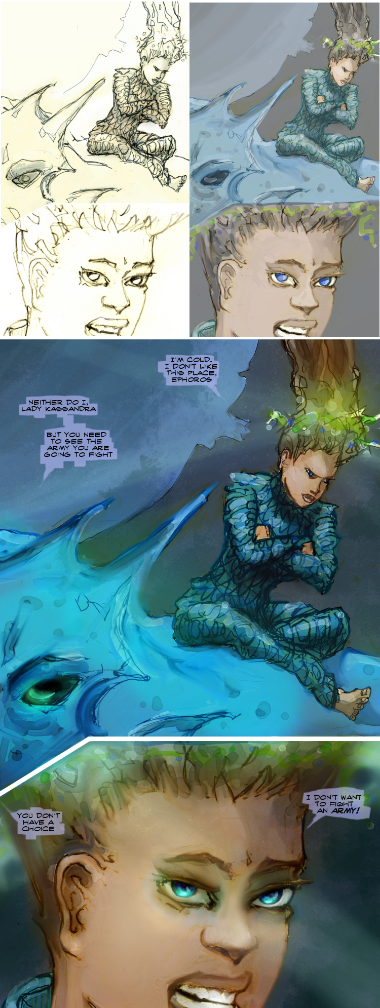 Saltwater Witch Page Progressi