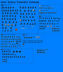 Axon Terran Taskforce Command Sprite Sheet