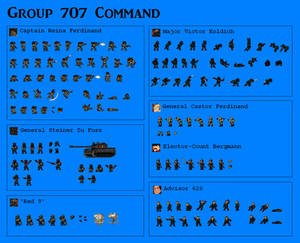 Group 707 Command Short Sprite Sheet