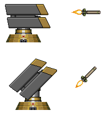 Turret Sprite Ratoate Surface to Air Missile Defense Turret Sprite Sheet by DanteWreckmen-999 ...