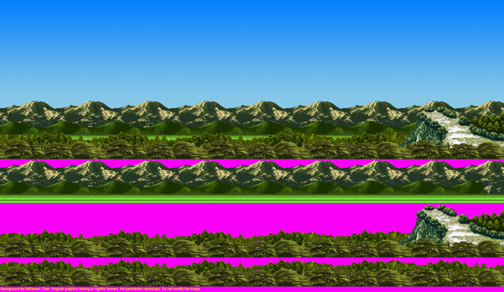 Forest Mountain Background Sprite Sheet by DanteWreckmen999 on DeviantArt