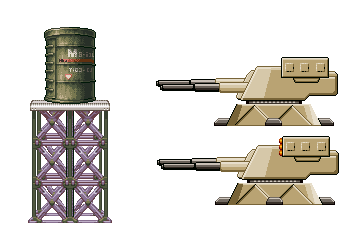 Turret Sprite Ratoate Turret Tower Emplacement Sprite Sheet by DanteWreckmen-999 on DeviantArt