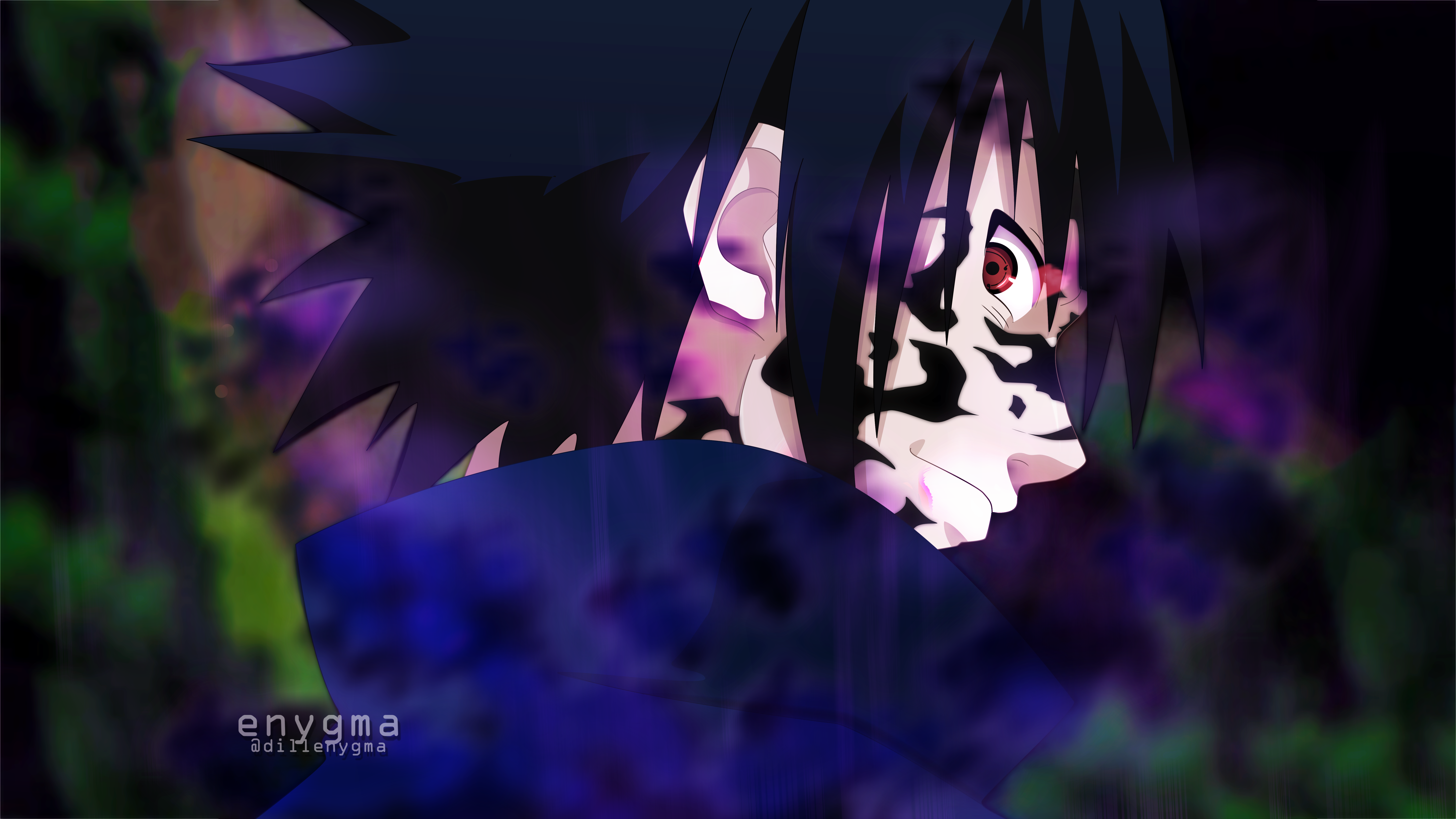 Sasuke - Cursed Mark (Wallpaper) by Enygma-Victor on DeviantArt Sasuke - Cursed Mark (Wallpaper) by Enygma-Victor on DeviantArt