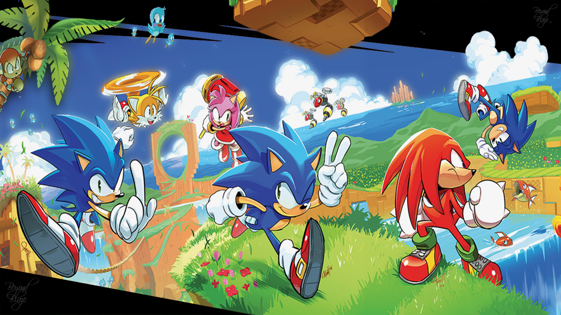 Sonic The Hedgehog Idw Wallpaper Cover By Blaze735 On Deviantart