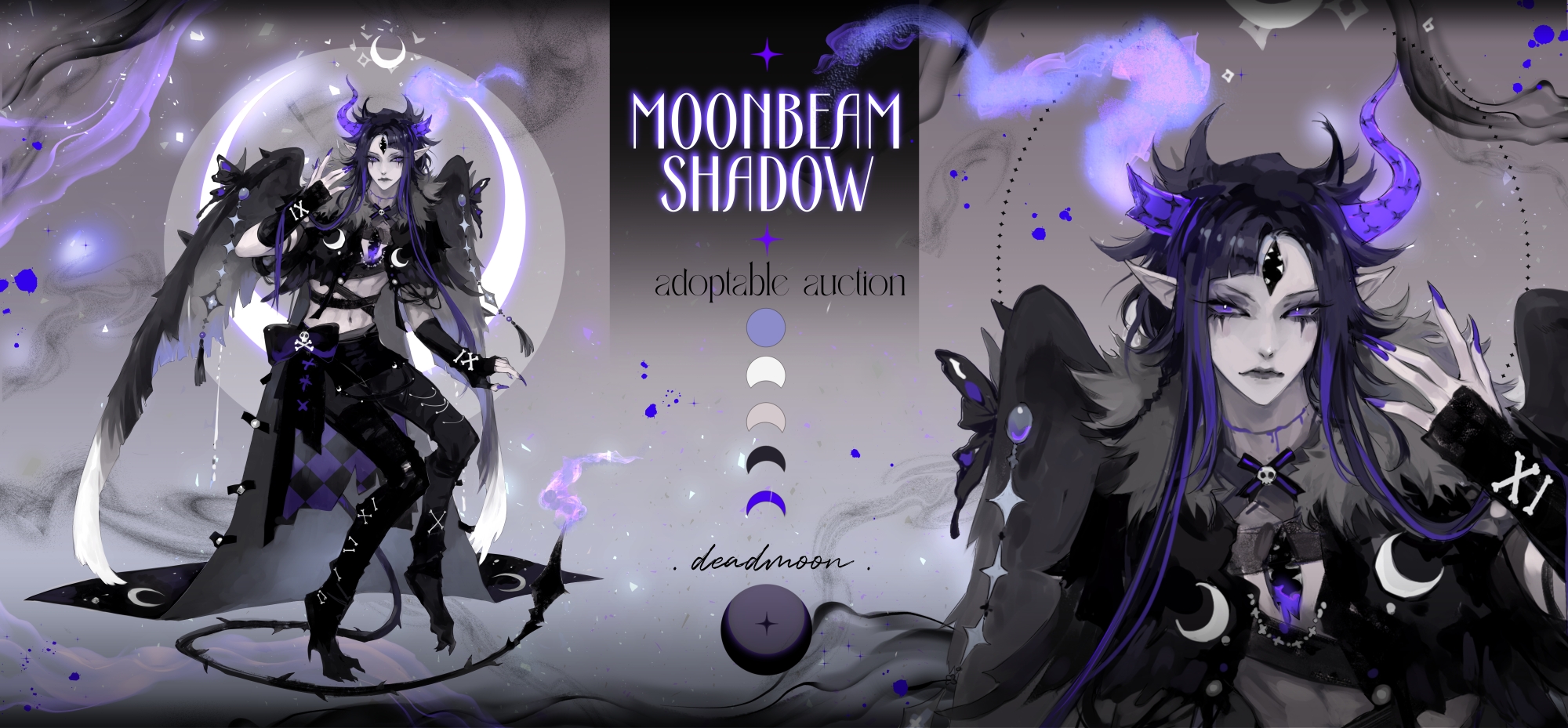 + MOONBEAM SHADOW + | Adoptable (open)