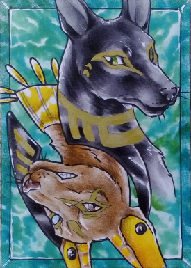 ACEO trade - Woodswallow