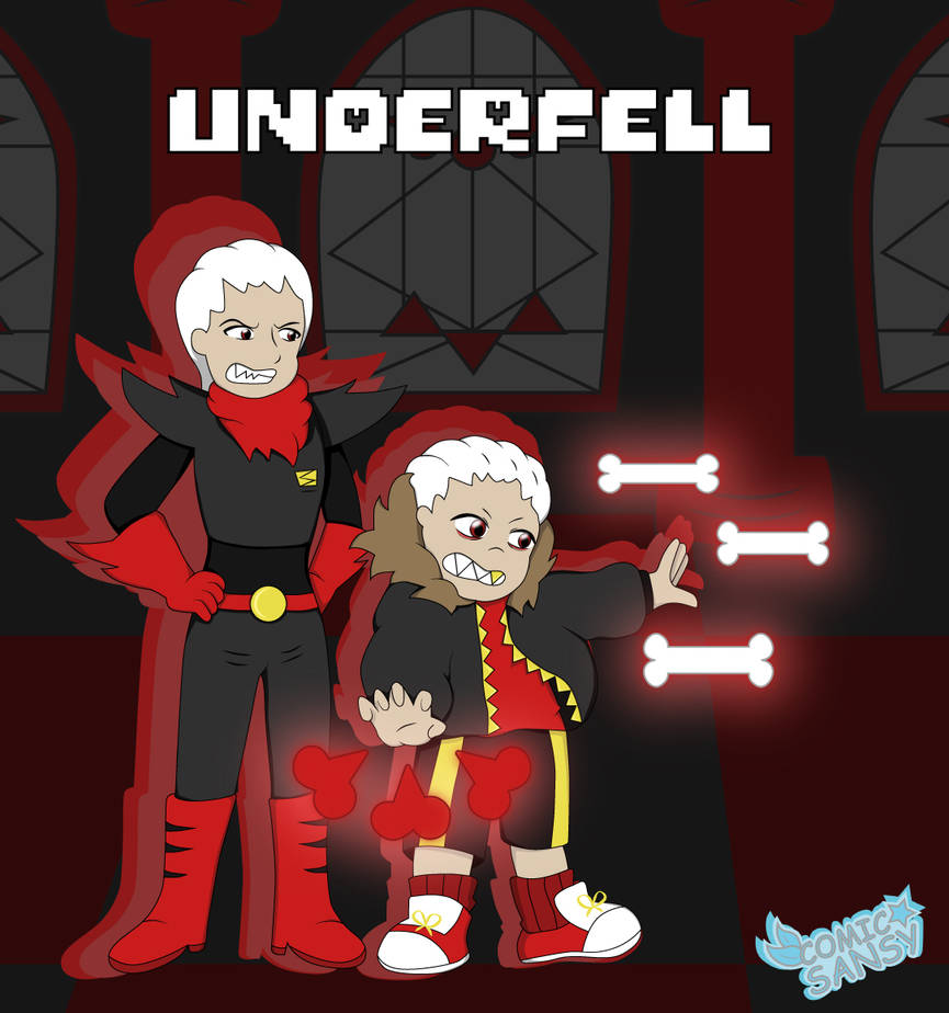 Undertale Human Fall Humantale: Underfell by ComicsSansy on DeviantArt