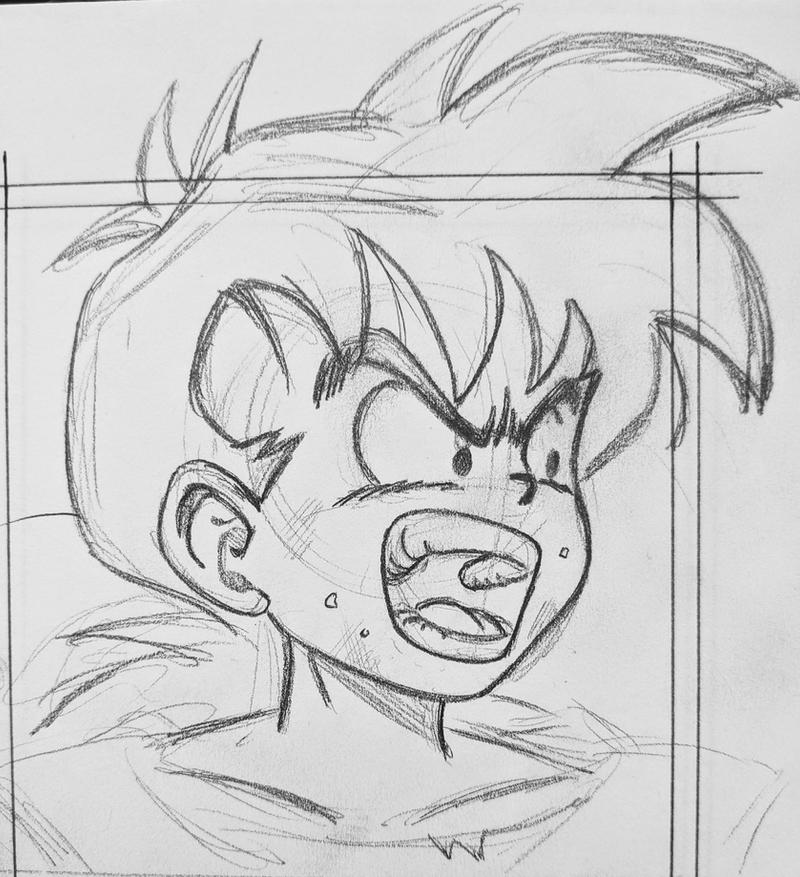 Gohan Rage Drawing Angry Gohan Sketch by Tomboy014 on DeviantArt