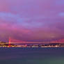 Bosphorus Bridge at night