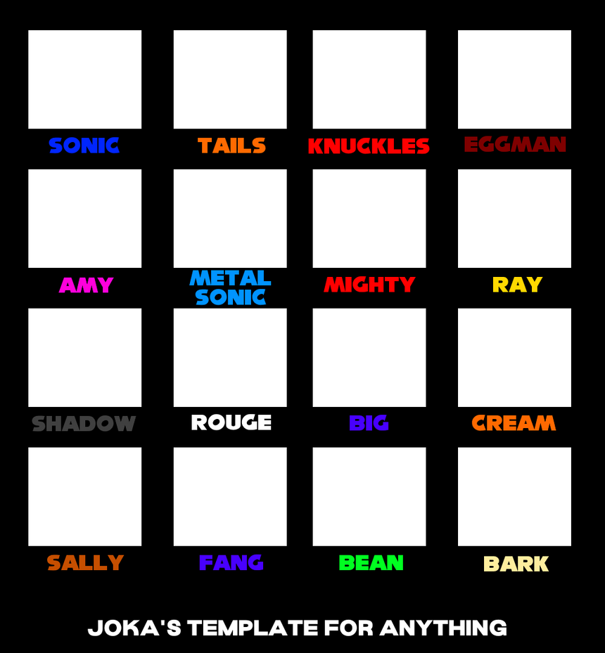 Sonic template by naszircrockett3 on DeviantArt