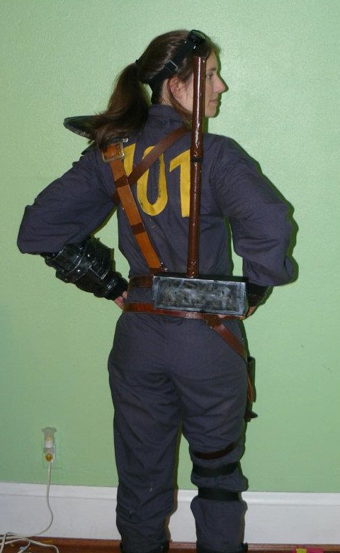 Fallout 3 Armored Vault Suit Cosplay Back