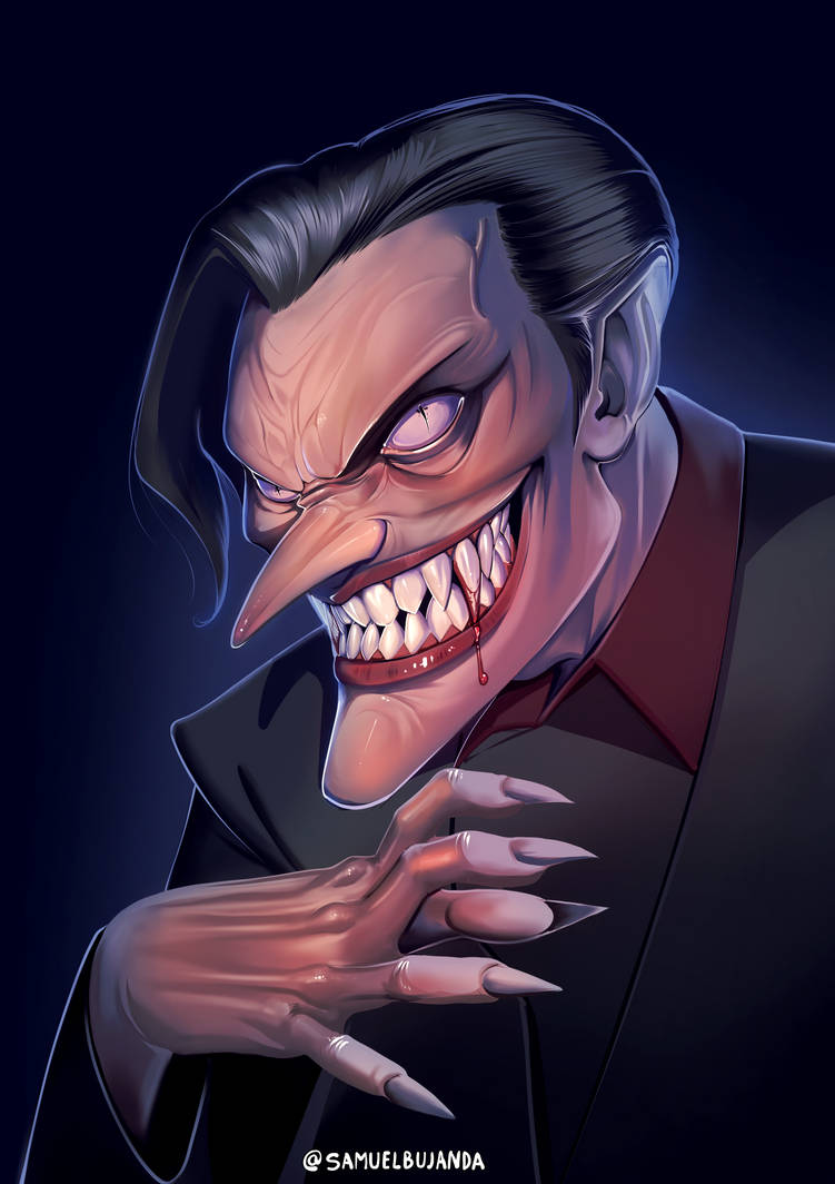 Vampire cartoon by SAMBSART on DeviantArt