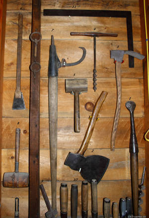 1700's Carpenters tools by natureguy