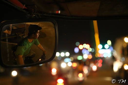 Lin, the tuk tuk driver.