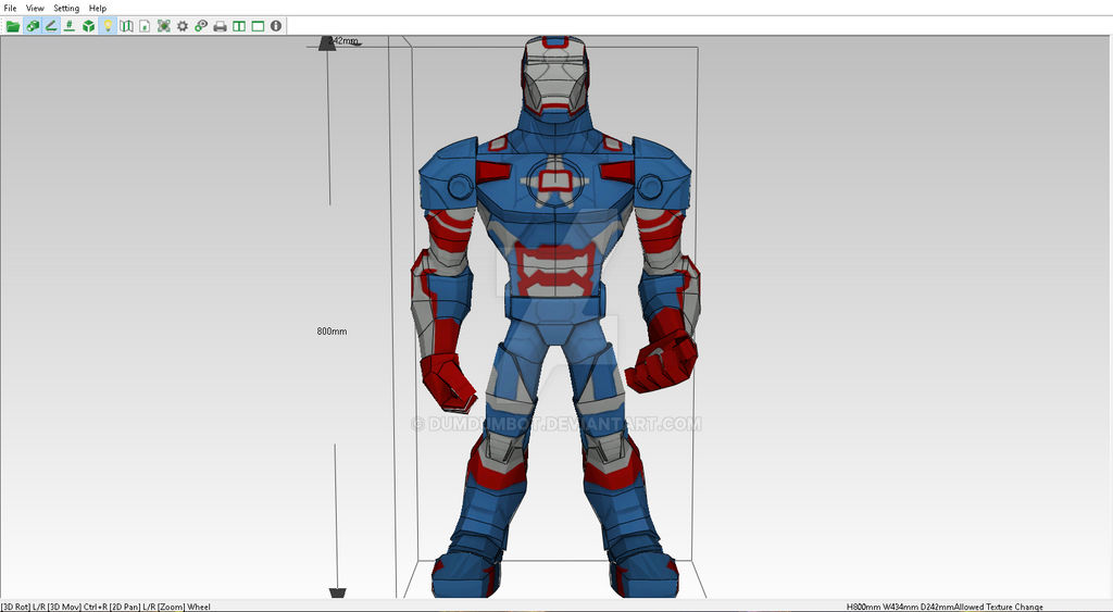 Iron Man America Marvel Infinity PaperCraft by DUMDUMBOT on DeviantArt