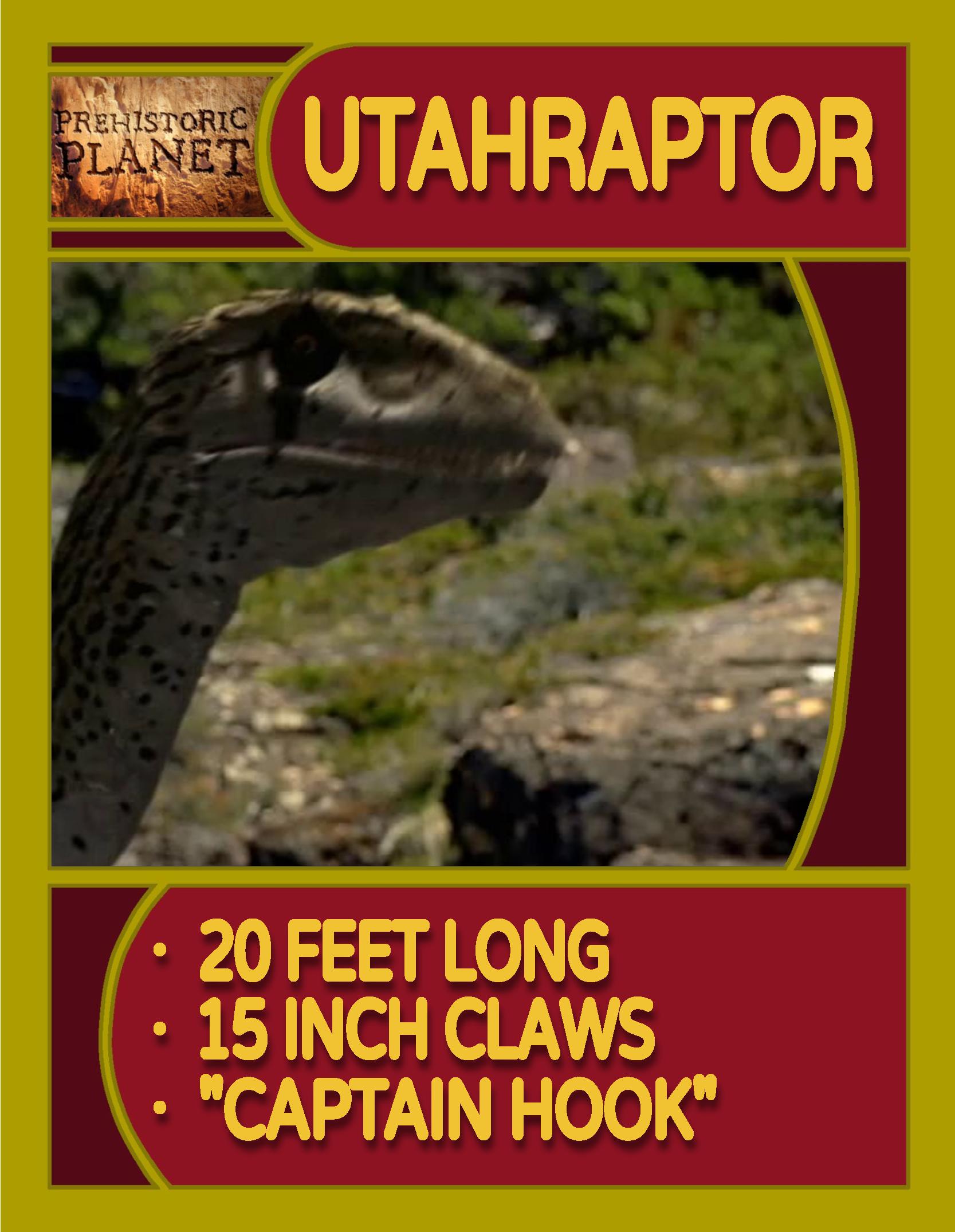 Utah Raptor Pelt Prehistoric Planet (2002) - Utahraptor Card by JAM-MAN1998 on DeviantArt