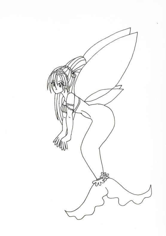 Fairy Mermaid -Lineart