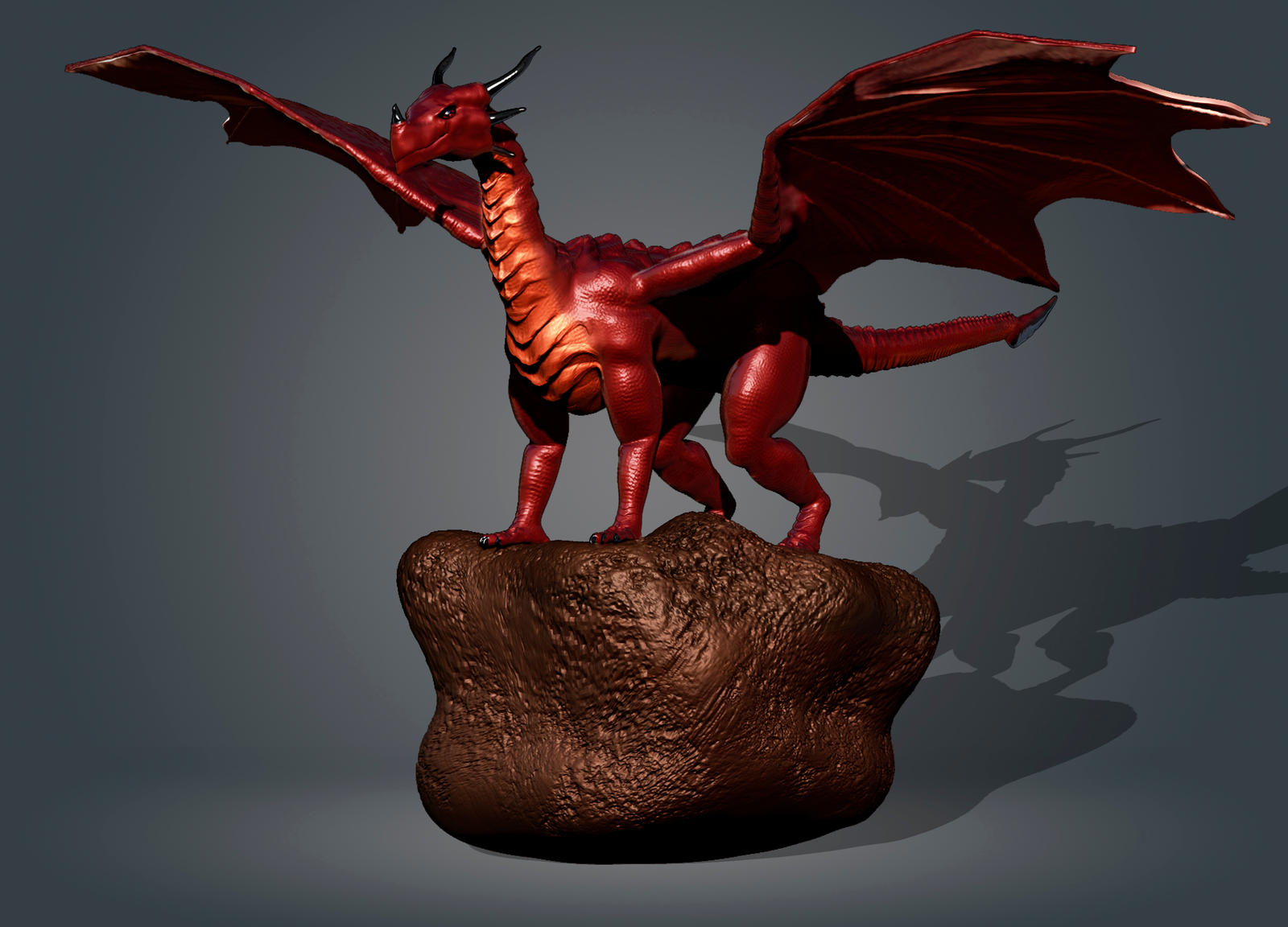 Red Dragon Shell Red Dragon (Front) by razdiel on DeviantArt