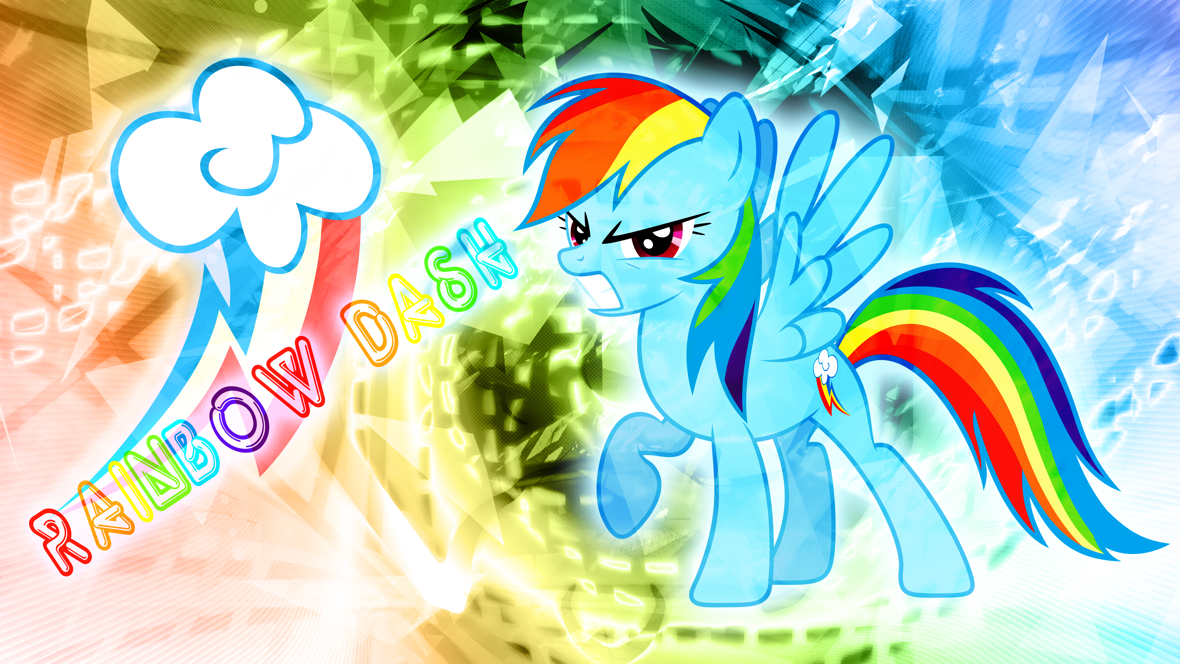 Rainbow Dash is Angry :3 (Wallpaper)