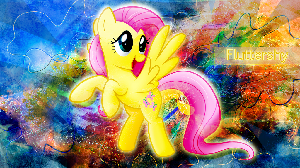 Fluttershy Wallpaper thingy x3