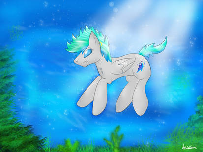 Underwater Feeling * Thunder Blaze - MLP OC